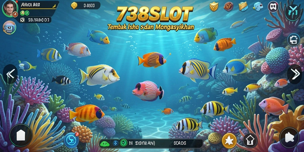 Screenshot gameplay Tembak Ikan yang menarik dari 738SLOT.