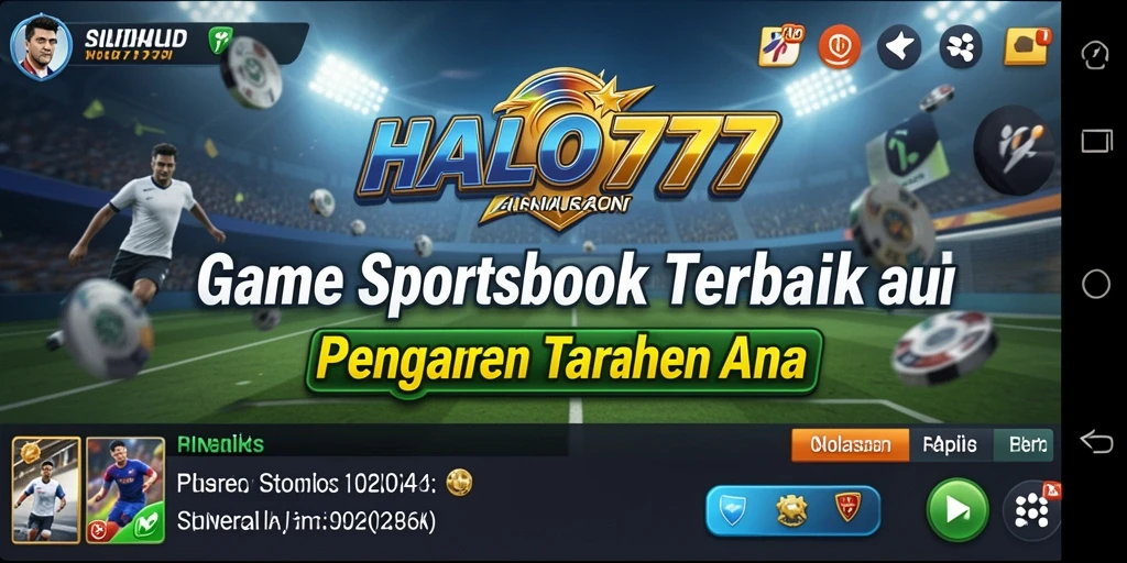 Tampilan menarik dari gameplay HALO777 dalam taruhan olahraga.