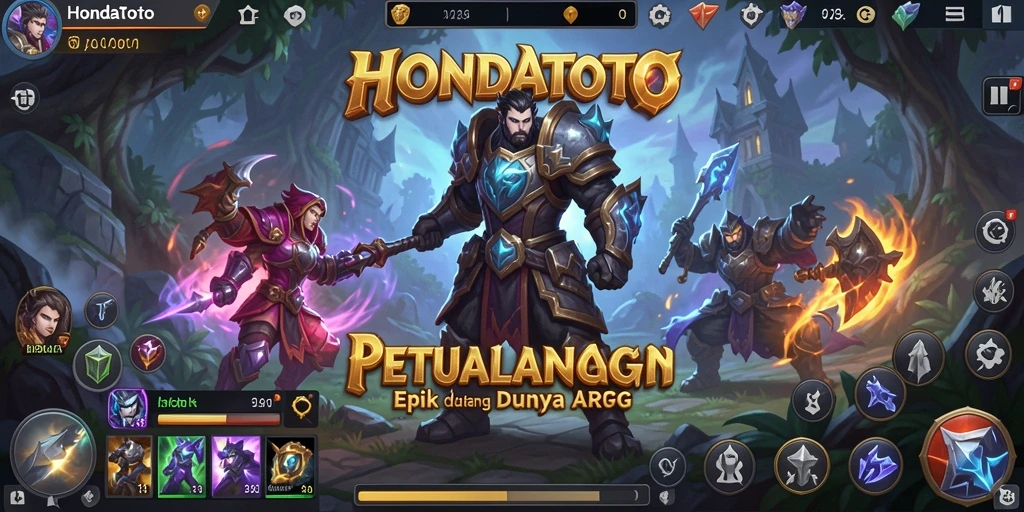 Tangkapan layar gameplay HONDATOTO yang menampilkan aksi petualangan ARPG.