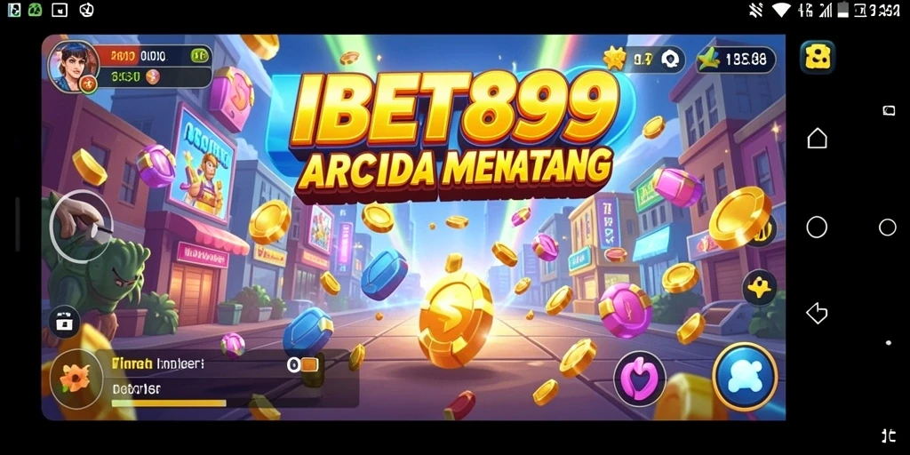 Screenshot utama IBET899 yang menampilkan gameplay Arcade yang penuh aksi.