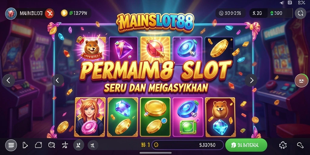 Tampilan gameplay seru di MAINSLOT88 dengan berbagai mesin slot.