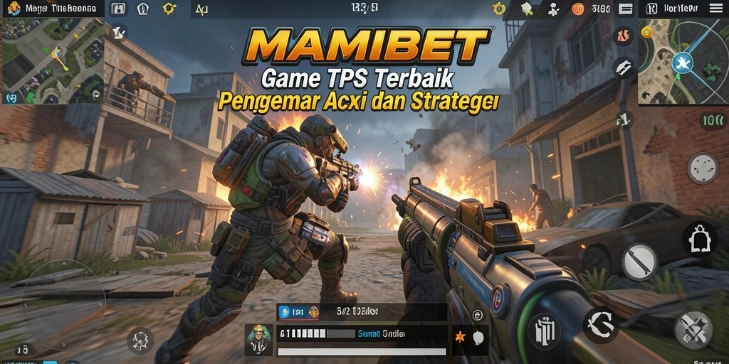 Tampilan gameplay menegangkan di MAMIBET dengan aksi TPS yang mendebarkan.