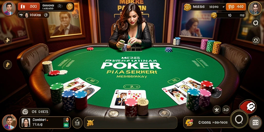 Tampilan gameplay Poker yang menarik di ME355.