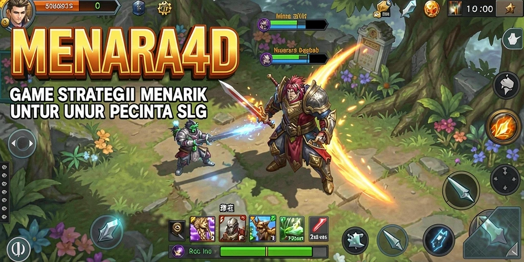 Tangkapan layar dari gameplay MENARA4D yang menampilkan strategi mendalam.