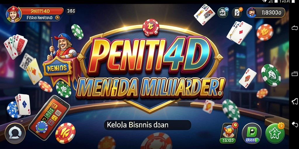 Tampilan gameplay PENITI4D yang menawan saat membangun empire bisnis.