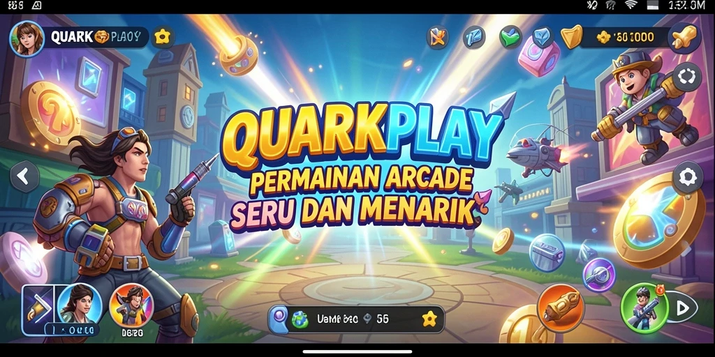 Tampilan gameplay seru dari QUARKPLAY yang menantang.
