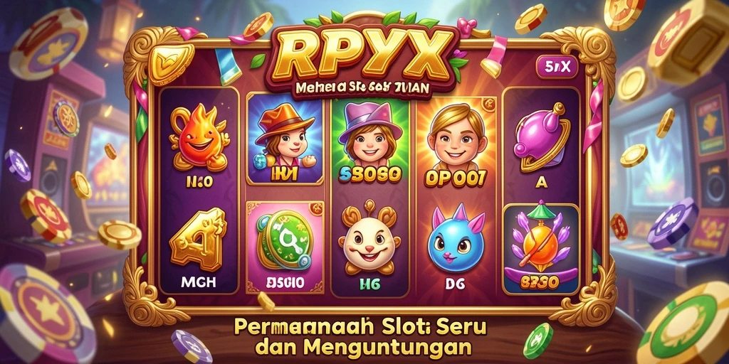 Screenshot menunjukkan tampilan seru permainan Slot RPYYY dengan fitur menarik.