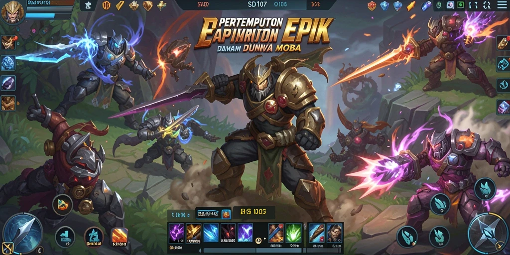 Gameplay seru pertempuran tim di SD107.