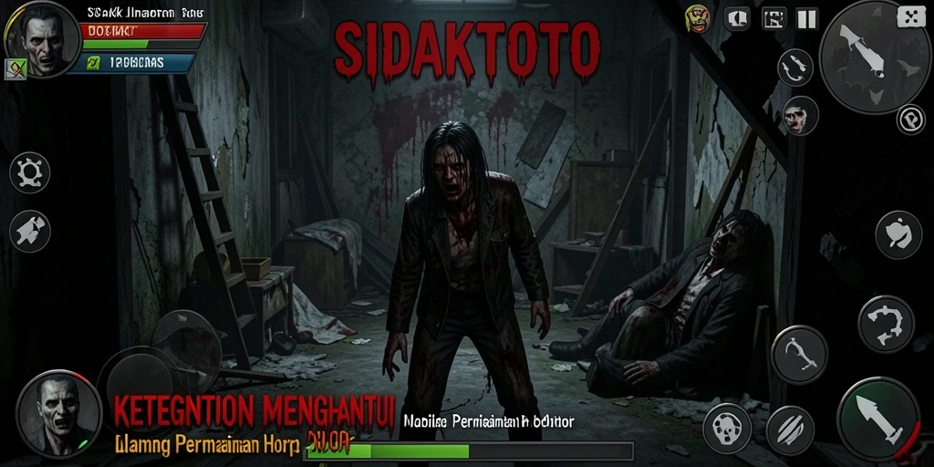Gameplay menegangkan SIDAKTOTO saat menjelajahi tempat angker.