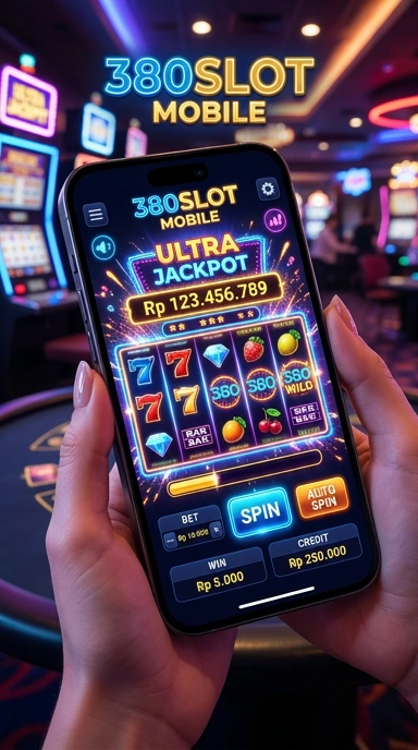 Menu kategori di aplikasi 380slot yang beragam.